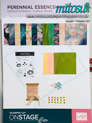 Perennial Essence Suite NEW Stampin' Up! Products #onstage2019 Display Board from Mitosu Crafts UK