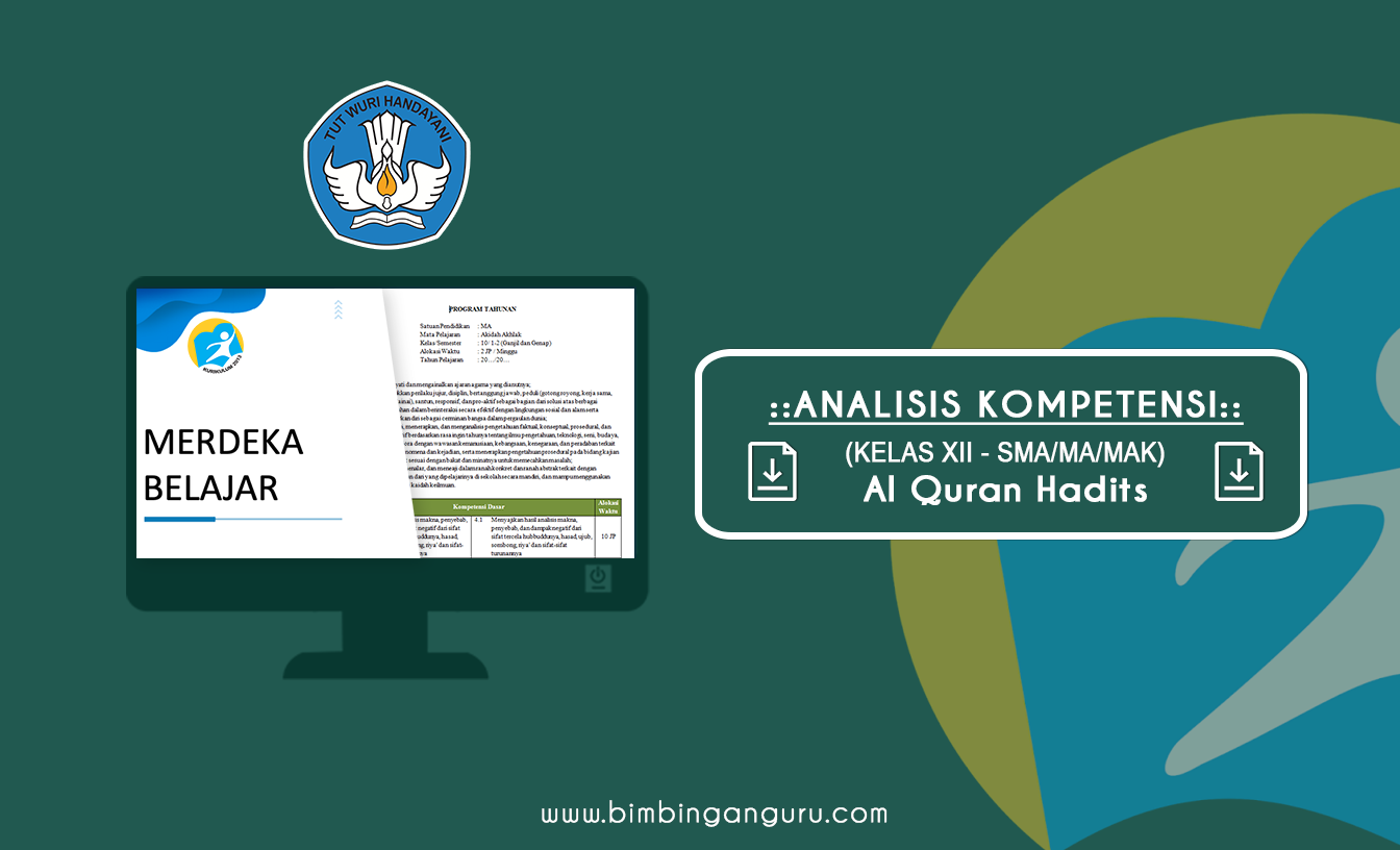 Analisis Kompetensi Al Quran Hadits Kelas XII K13 Revisi, Tahun 2022/2023