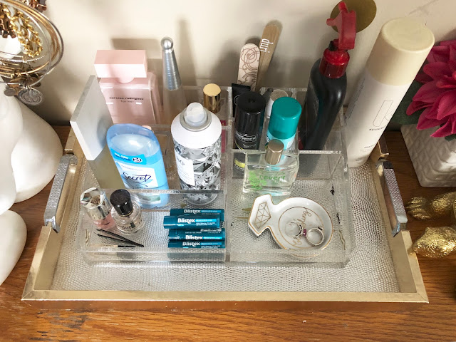 Organized vanity top