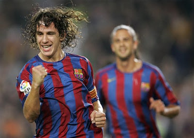 Carles Puyol Barcelona Celebrate