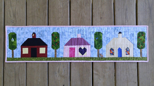 row by row experience home sweet home school house church traditional quilt