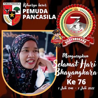 Twibbon HUT Bhayangkara ke 76 Bersama Pemuda Pancasila (PP) 2022, Desain Keren dan Unik