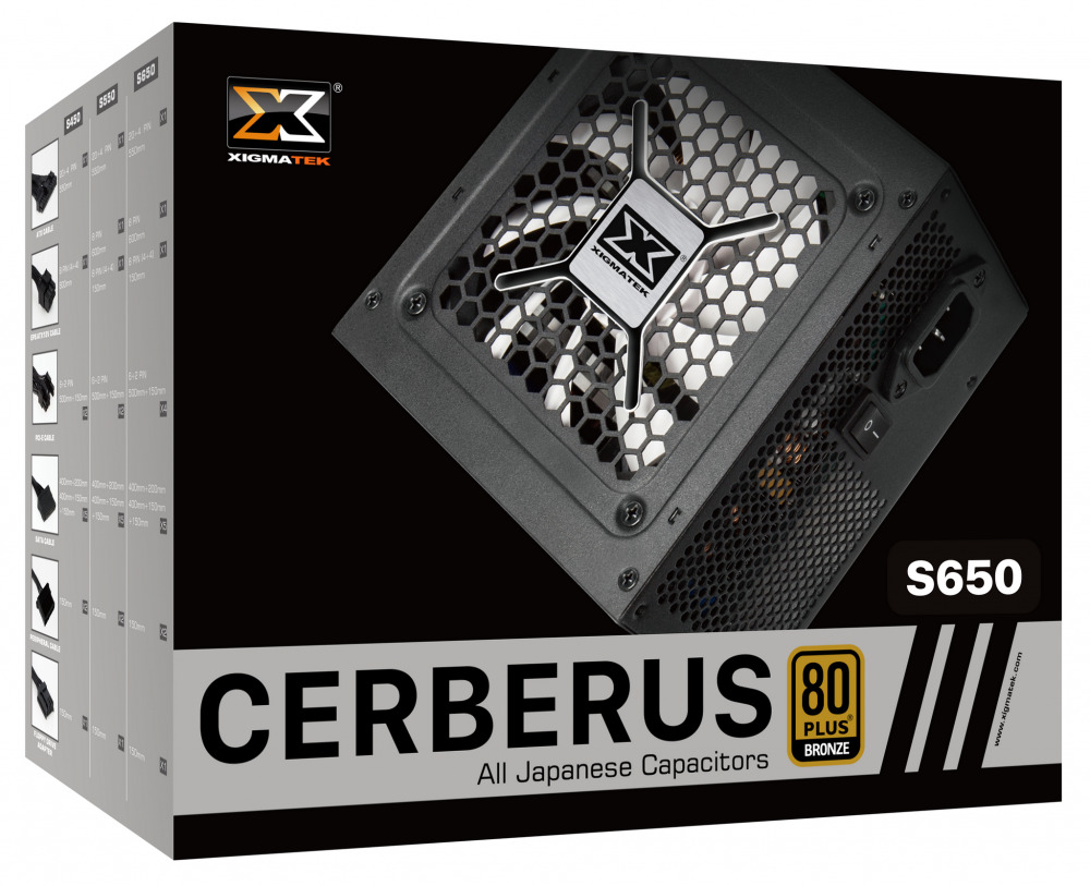 Nguồn máy tính tốt Xigmatek Cerberus 650W S650 đẹp