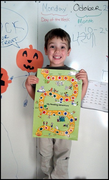 Finished Kindergarten Hooked on Phonics last week!