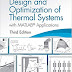 Design and Optimization of Thermal Systems with MATLAB Applications (3rd Edition) – eBook PDF 