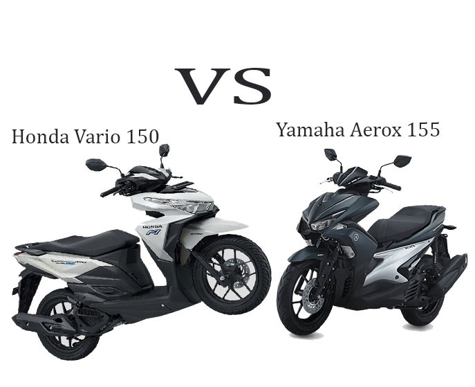 Perbandingan Honda Vario 150 eSP VS Yamaha Aerox  155  