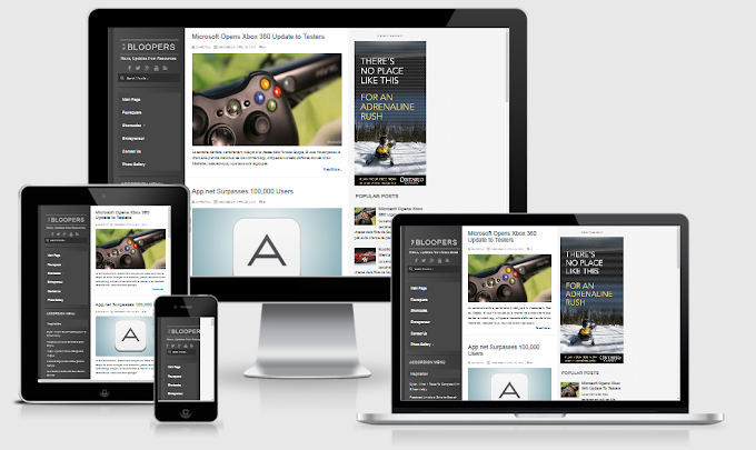 The Bloopers Responsive Blogger Template