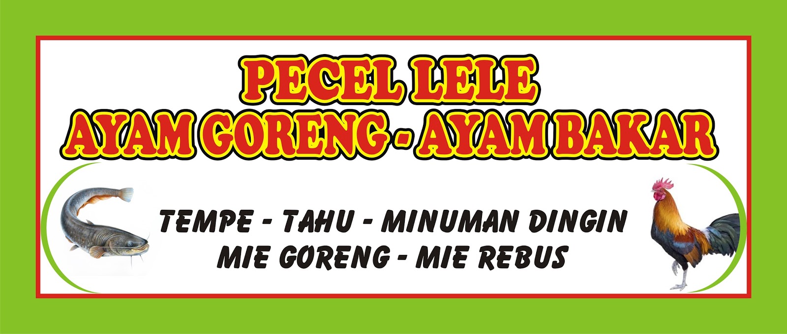 Download Kumpulan Contoh Spanduk Pecel Lele cdr KARYAKU