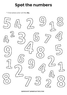 number hunt worksheets, number hunt worksheet, number hunt worksheet for preschool, free printable number hunt worksheets, number find worksheets, preschool number hunt, number 1 to 10 hunt worksheet  @momovators