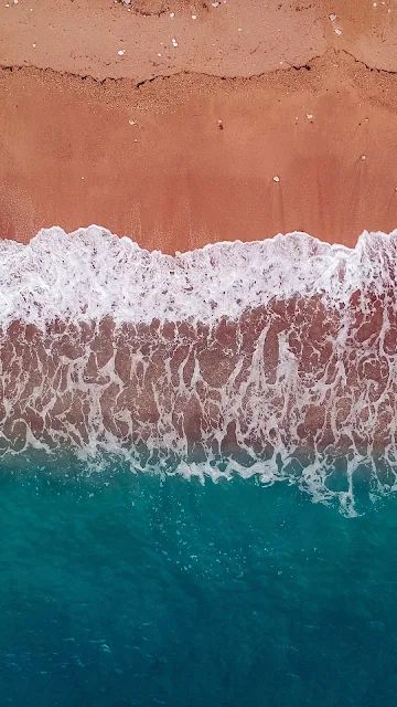 Beach, Waves, Sea, Sunset