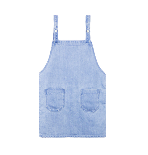  Basic Denim Dress Jumper