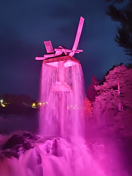 oppgangssag rosa sløyfe