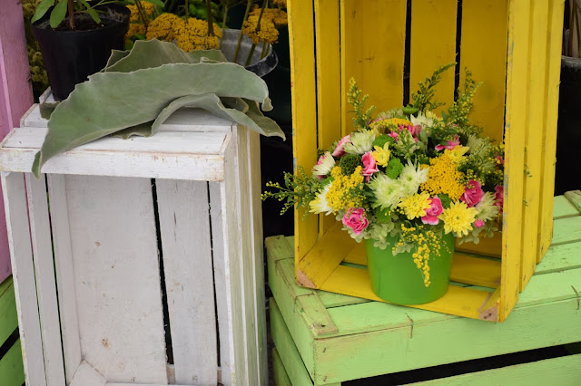 bouquet jaune rose