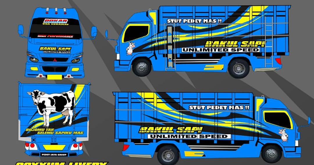 Kumpulan Livery Mod Truk Canter Bussid Mod Bussid Indonesia
