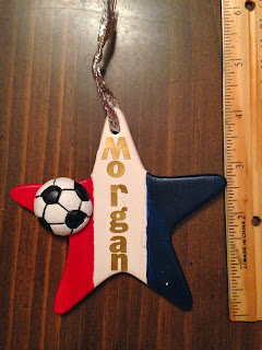 USA Womens soccer ornament