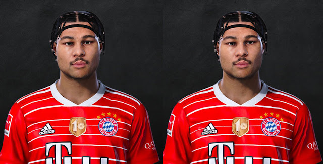 Serge Gnabry Face & New Hair For eFootball PES 2021