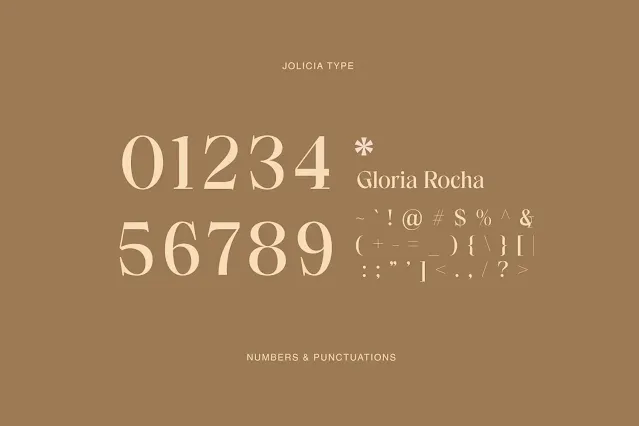 Gloria Rocha Serif Font
