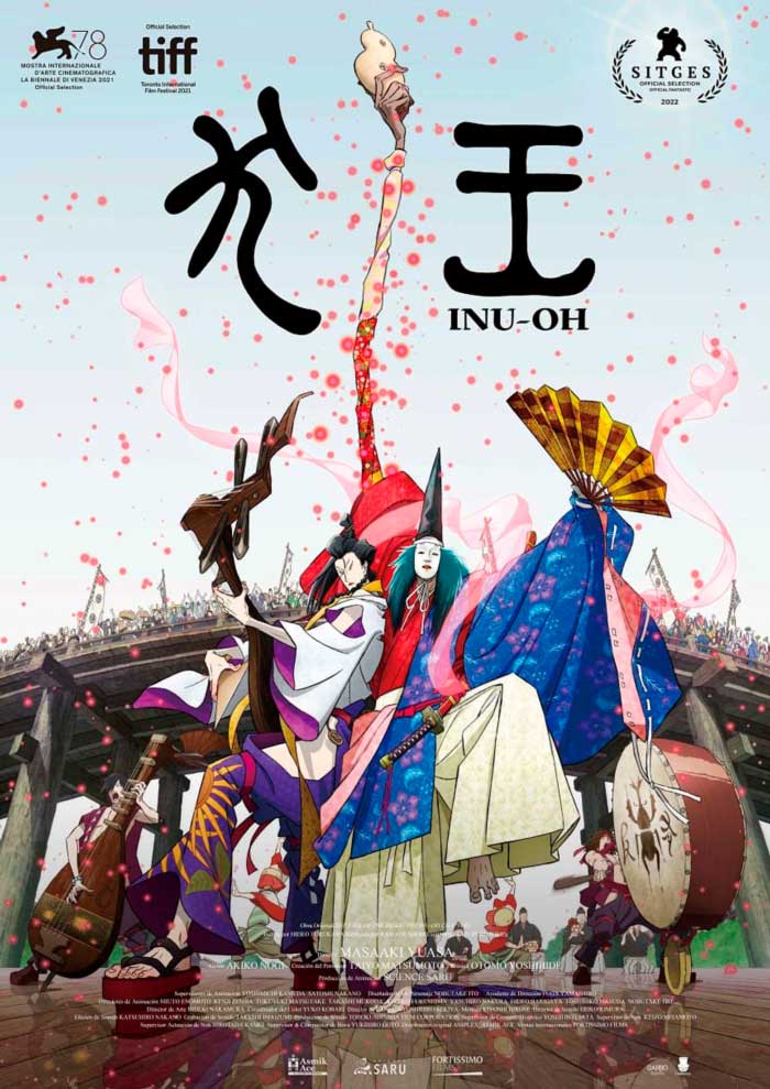 Inu-Oh anime film - Masaaki Yuasa - Cinemaran y Garbo Media - poster