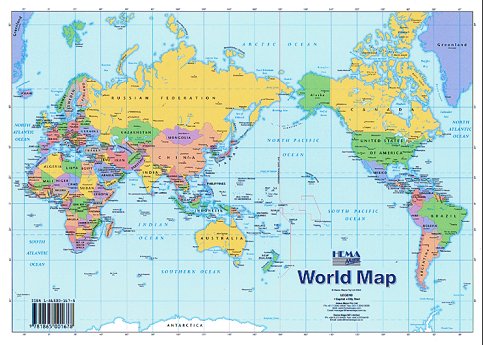Political   World on World Map Jpg