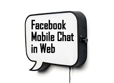 Facebook Mobile chat in web 