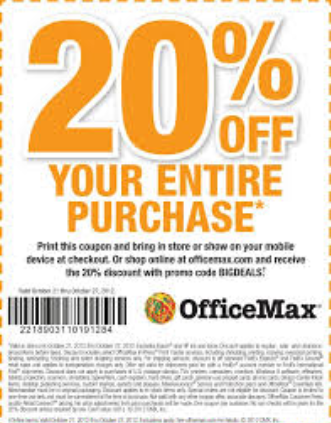 office max coupons