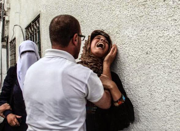 israel-gaza conflict 2014, pain, tears, war, pain of war, heart touching,