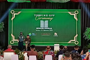 Topping Off Menara Syariah Pertama di Indonesia Diresmikan Wakil Presiden