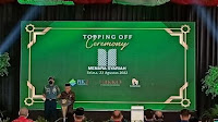 Topping Off Menara Syariah Pertama di Indonesia Diresmikan Wakil Presiden