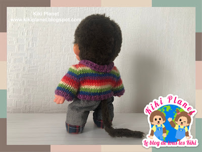 kiki monchhichi mois fierté gay lgbt+ pride month handmade fait main tricot