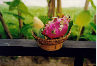 Dragon fruit. Fruta típica de Vietnam