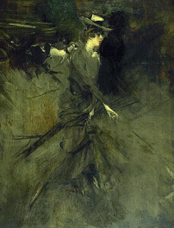 Джованни Больдини Giovanni Boldini (1842 - 1931) - Прогулка