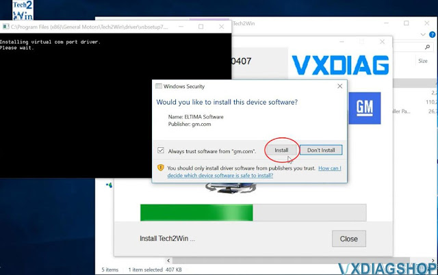 Install VXDIAG GM GDS2 2024.5.8 software 9