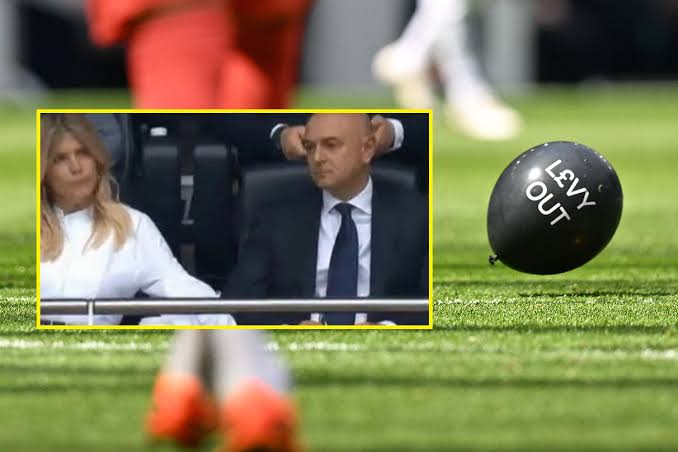 Daniel Levy Finds Comfort from Wife as Tottenham Fans Employ Balloons in Protest Amidst Brentford Defeat