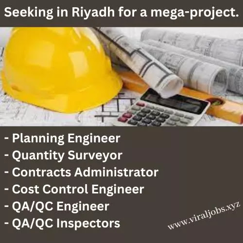 Seeking in Riyadh for a mega-project.