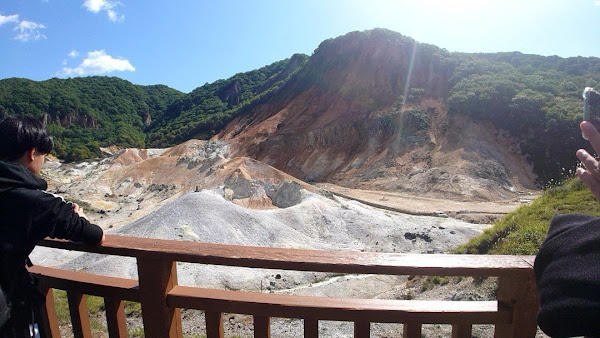温泉湧き出る写真