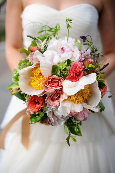 Rustic Summer Berry Brights Pink Red Wedding Details