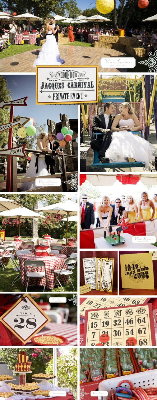 GET THE LOOK Carnival Themed Wedding