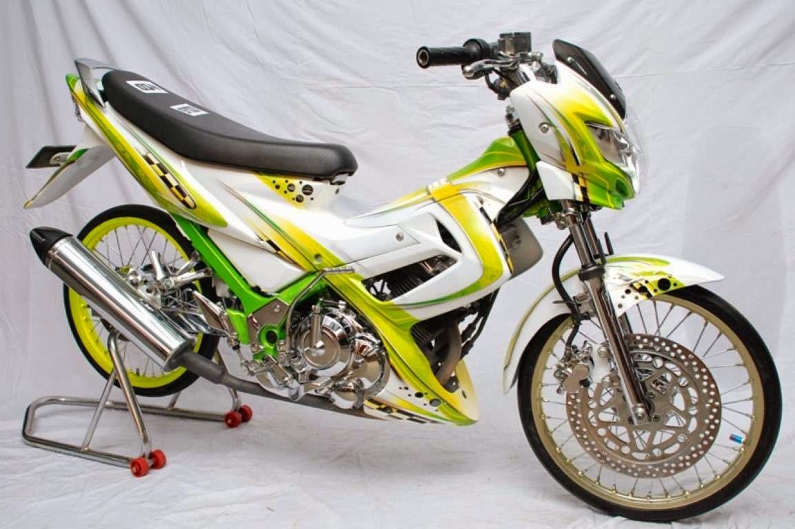 Kumpulan Modifikasi Satria Fu 2012 Warna Putih Terbaru Cabang