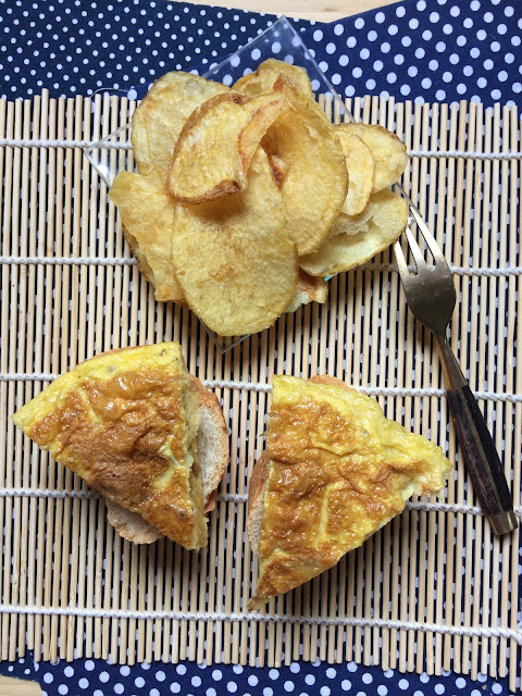 tortilla de patata express receta