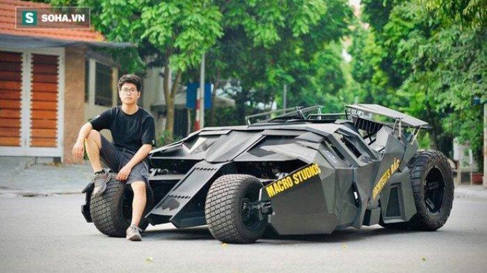 Wow, Mahasiswa Penggemar Batman Ini Membuat Batmobile Sendiri