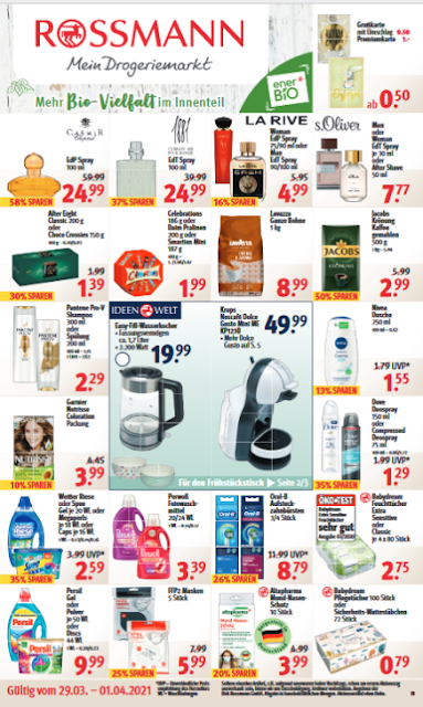 ROSSMANN  Akcionen, Coupons + Prospekt - Angebote  ab 29.03 2021