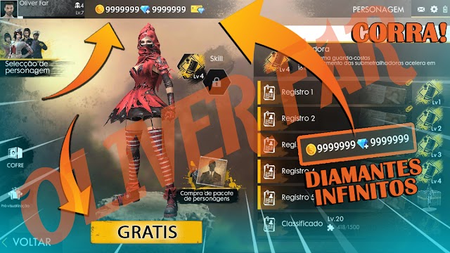 BUG! FREE FIRE v1.21.5 HACK (DIAMANTES INFINITOS) ATUALIZADO