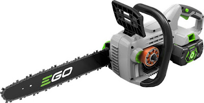 EGO Power+ 14-Inch 56-Volt Lithium-Ion Cordless Chain Saw - 2.0Ah Battery and Charger Kit