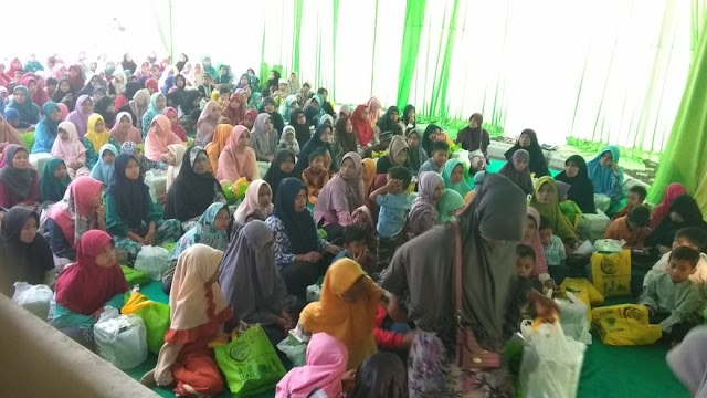 BERBAGI & BUKA PUASA BERSAMA ANAK YATIM PIATU DAN KAUM DHUAFA DI RUMAH dr HARUN ROSYID