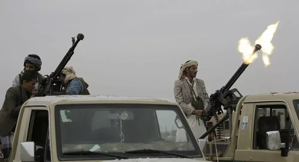 الحوثيون يدعون قصف مدينة نجران الحدودية السعودية.. "منشأة أرامكو النفطية"