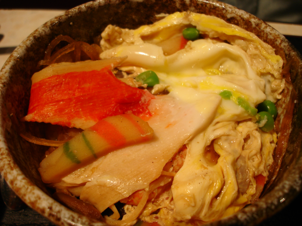 蟹肉蓋飯