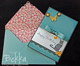 Stampin' Up! Patterned Pets Birthday Card for a Cat Lover by Bekka Prideaux www.feeling-crafty.co.uk