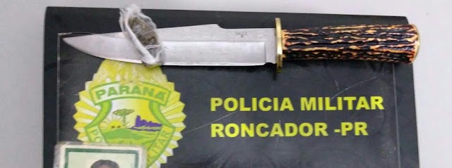 PM de Roncador prende jovem com maconha  