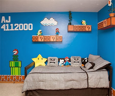 Super Mario Themed Bedroom