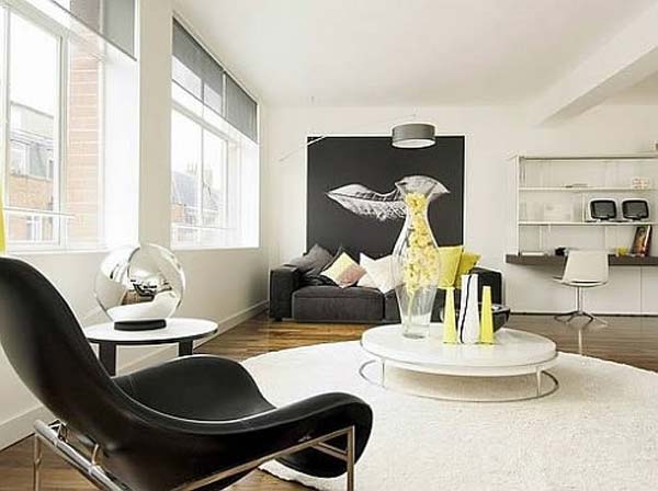 Modern Apartment Living Room Interior Design